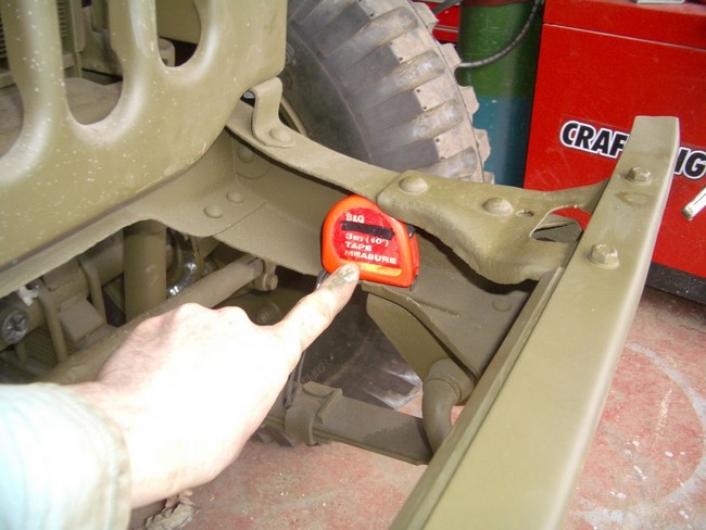 Willys jeep chassis number location #1