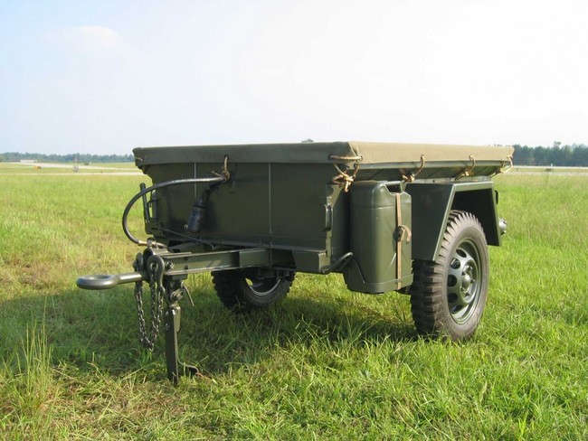 M416B1 USMC Mighty Mite Trailer - Left Front