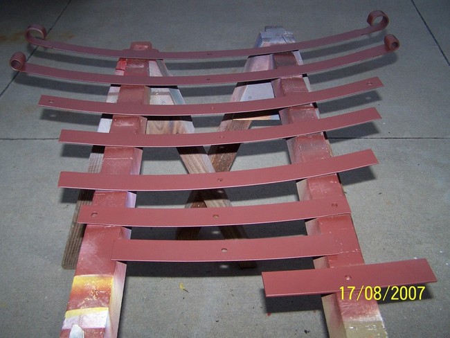 red primer on leaf springs