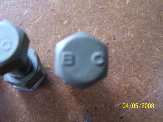 Orginal BC Marked Bolts