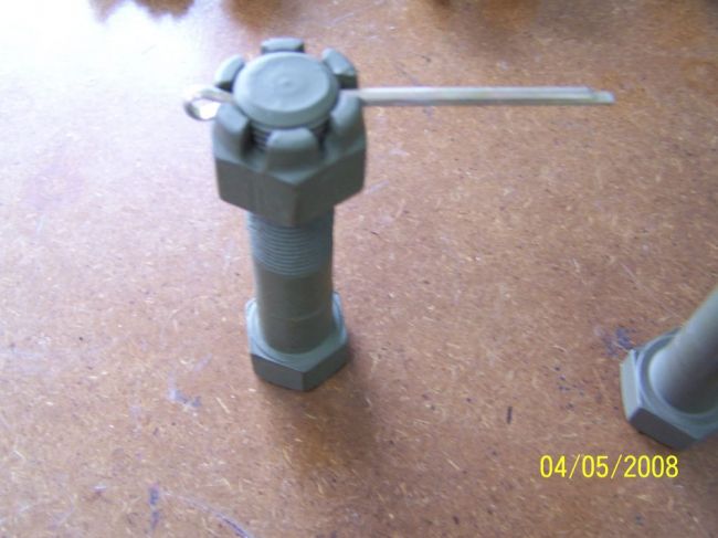 trailer tongue bolt and nut