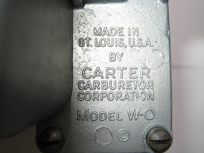 Carter 539-S Carburetor