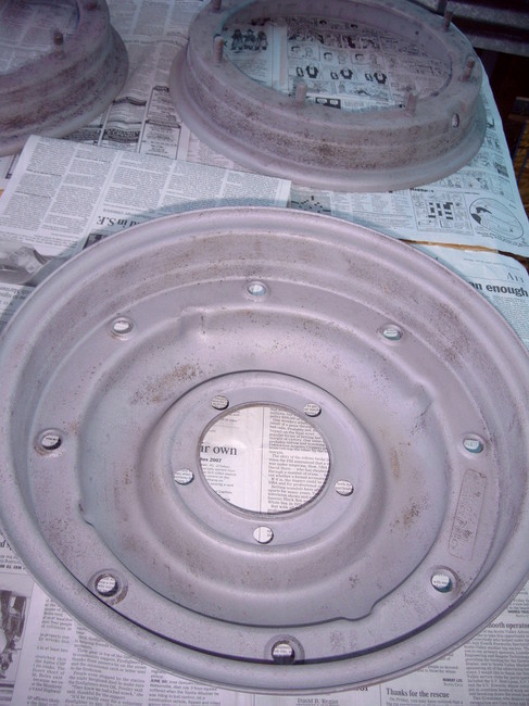 original combat rims sandblasted