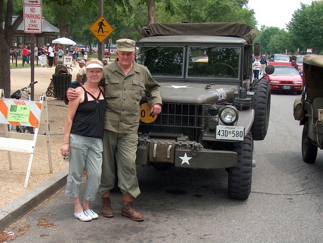 Bob and Anja Taylor with M-37