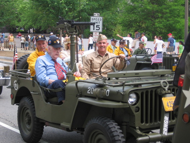 Woody Fitzhugh with real Band of Brothers