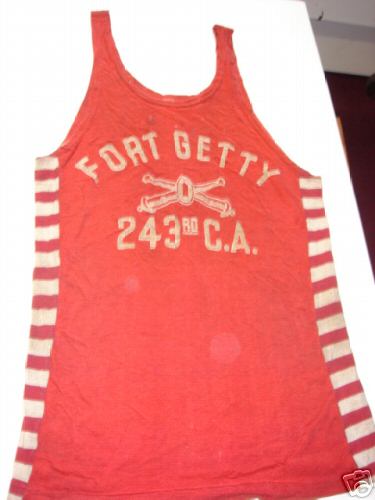 243rd Coastal Art'y athletic shirt - front