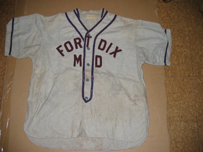 Fort Dix MD baseball jersey - front