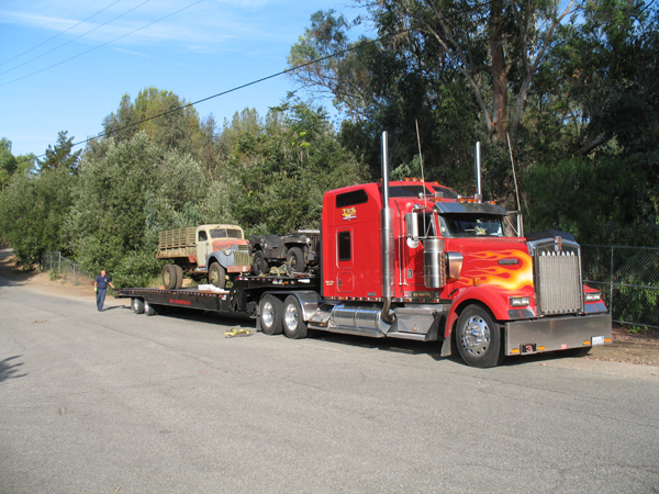 Loading GPW 240019 and '42 Chevrolet for Texas