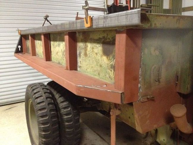 1942 Chevrolet G506 dump bed restoration