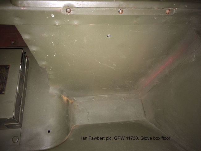 glove box floor