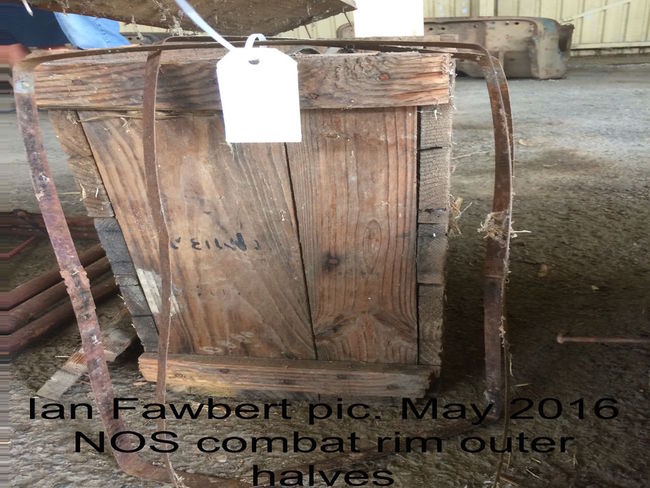 NOS combat rim outer halves.