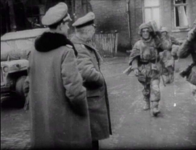 Moebel and a captured jeep