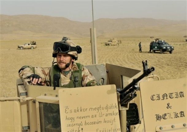 Hungarian soldier in Afganistan