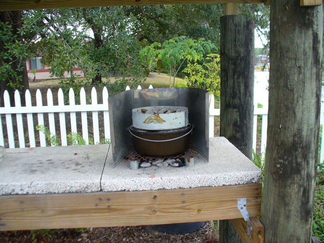 cooking set up