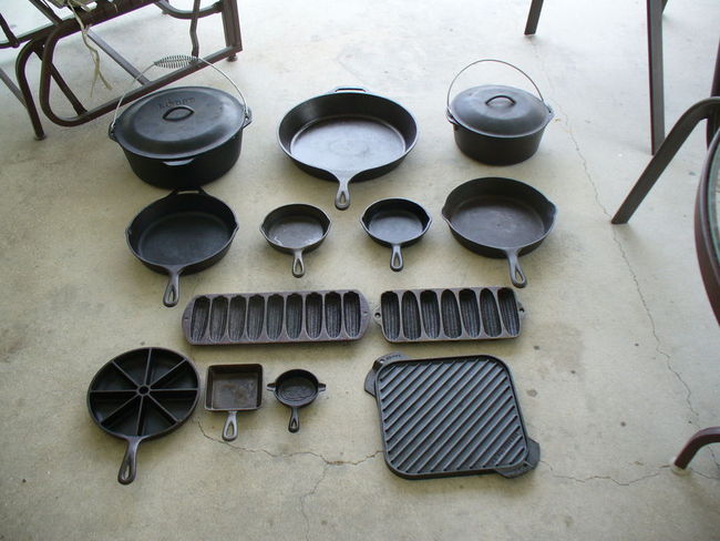 My cast iron collection