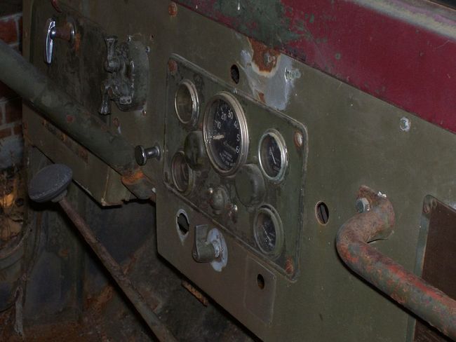 Interior and dash of M38A1