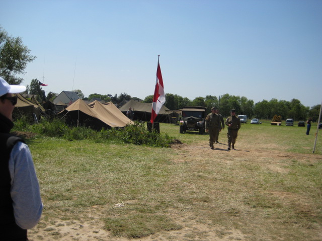 Camp at the Batterie de Longues