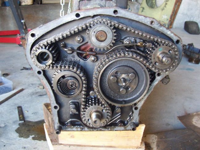 front timing gear assembly