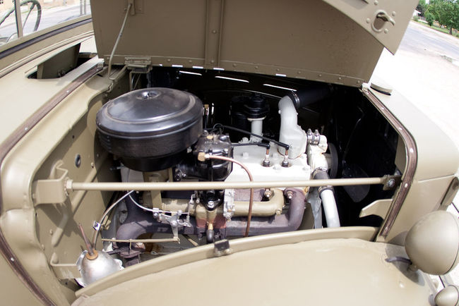 WC-56 engine compartment view