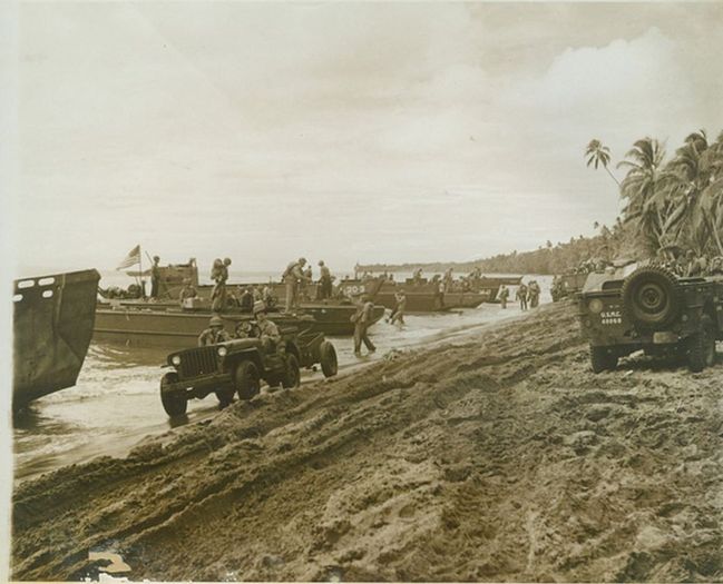 Mechanized Landing in the Solomons