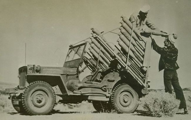 Fire Rockets From Jeep