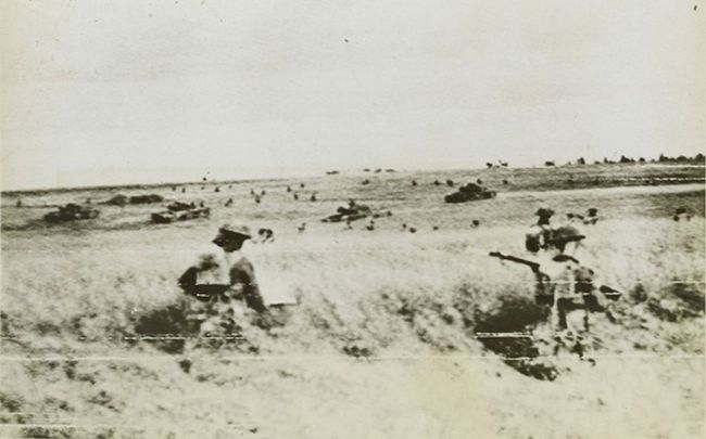 British Advance Near Caen