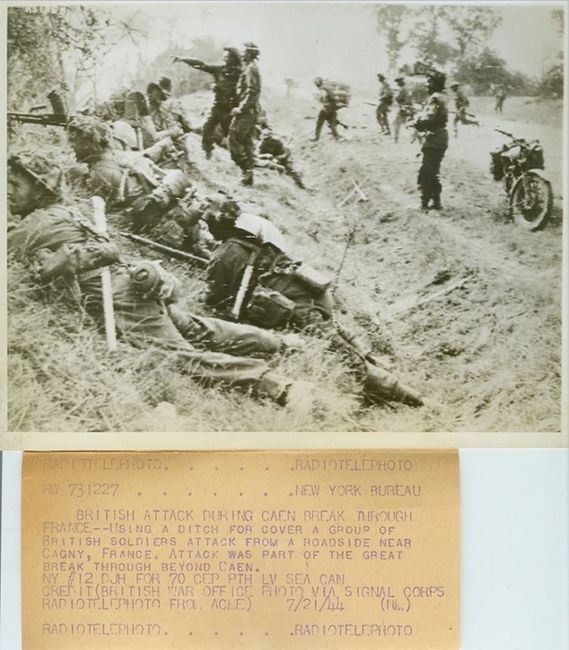 British Attack During Caen Break Through