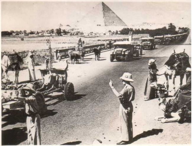 British Convoy in Egypt