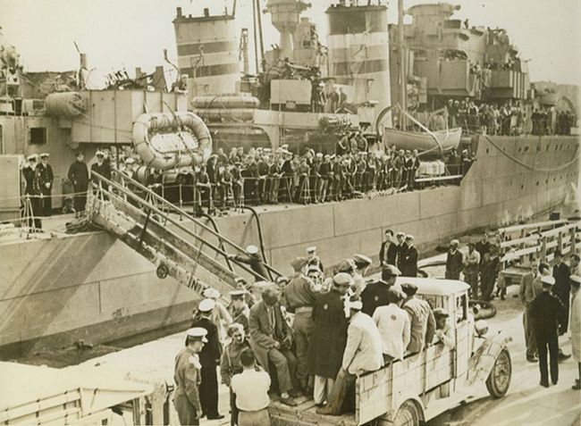 Wounded Axis Prisoners Landed at Malta