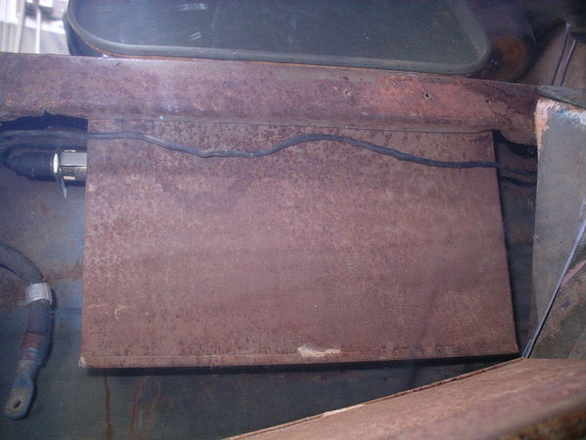 Underside of the Glove Box