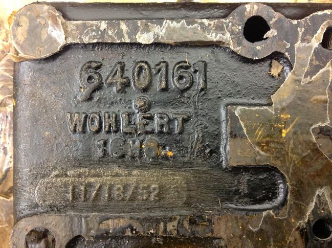 Wohlert M38 Cylinder head NOS