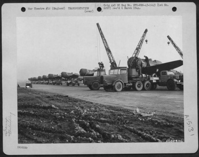 Moving Thunderbolts from dock to airfield