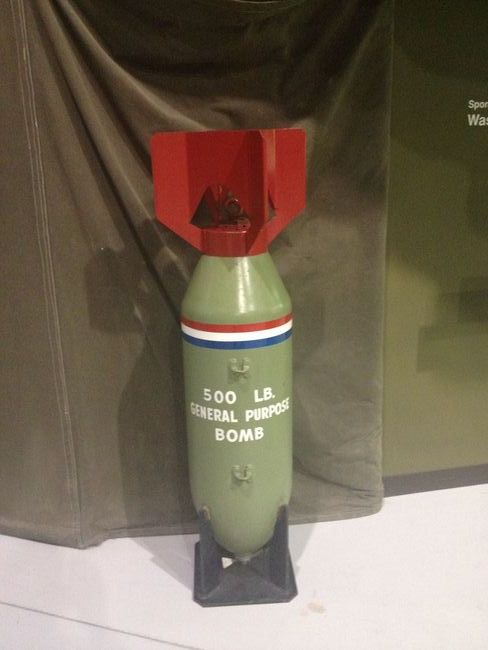 EAA's 500 pound general purpose bomb