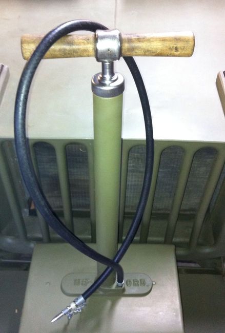 Newly restored Walker tire pump