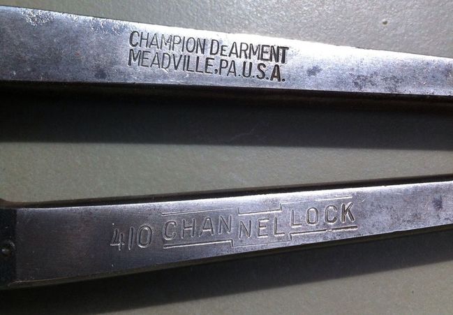 Channellock logo close up