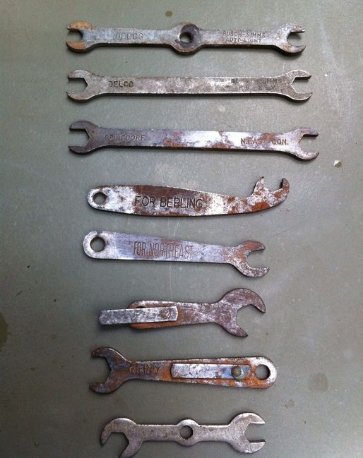 Odd old ignition wrenches