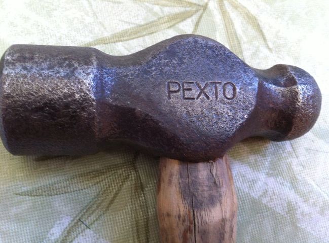 Pexto 1lb hammer marking cleaned up