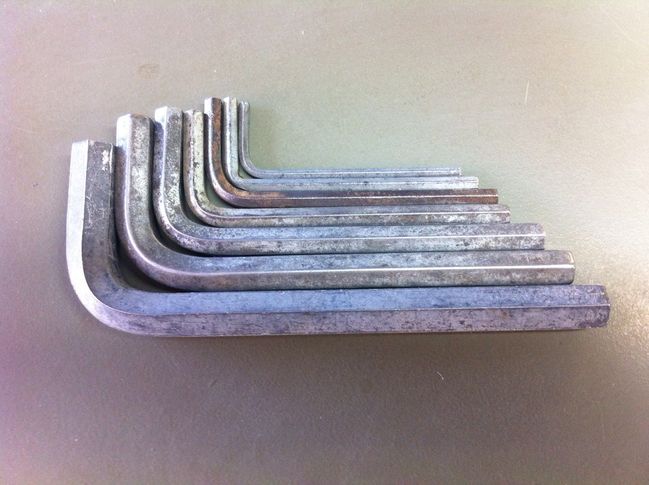 Unmarked GMTK Cad hex key set