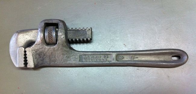 September '42 Walco 6&quot; pipe wrench cleaned up