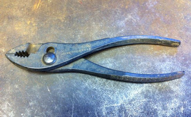 Cee Tee pliers with dark finish