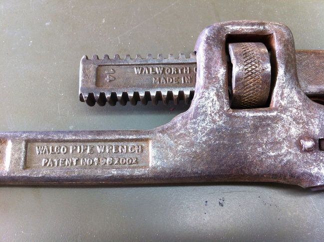 Walworth patent number