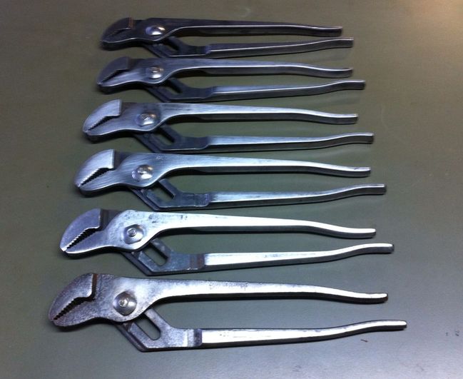 Large group of 1953 patent Channellocks