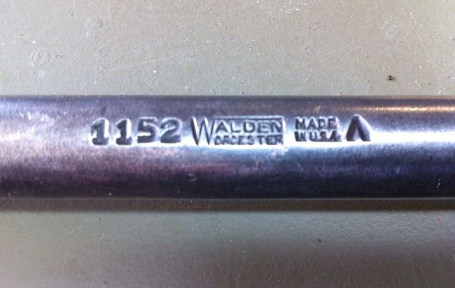 Walden 1/2&quot; drive flex handle close up