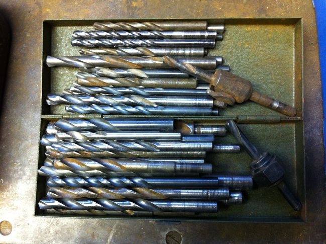 Sharpened drill bits