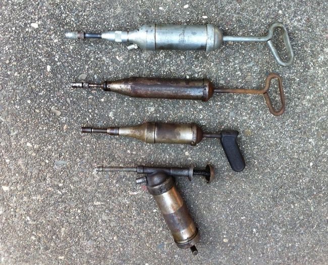 Old grease guns