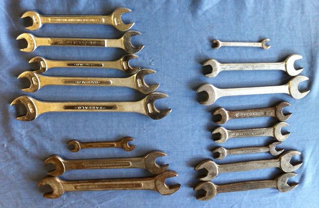 Barcalo open end wrenches