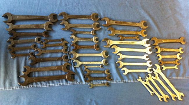 All of my Barcalo open end wrenches