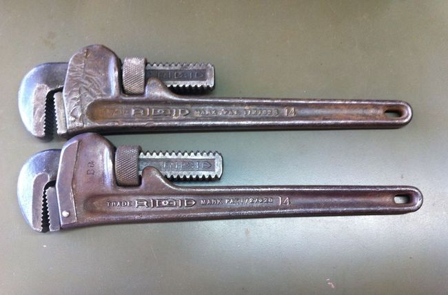 Ridgid 14&quot; pipe wrenches