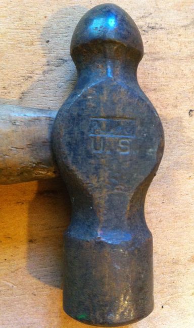 Plumb 4oz hammer markings