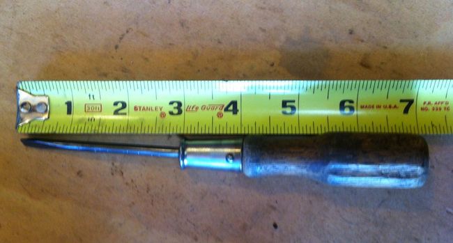 3&quot; blade screwdriver